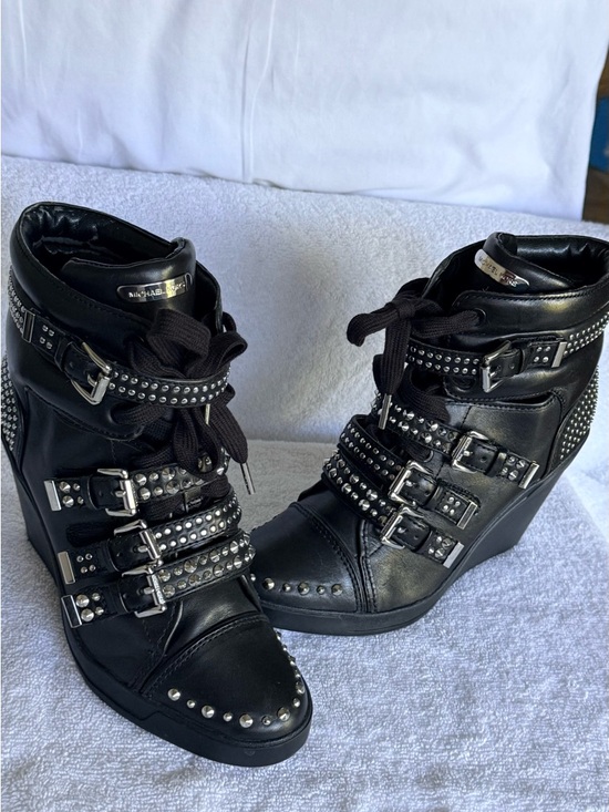 Michael Kors Shoes - Michael Kors Black Studded booties